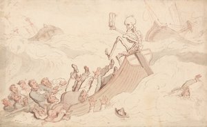 死んだパイロット 作： Thomas Rowlandson
